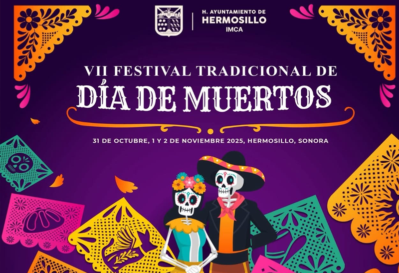 Ayuntamiento de Hermosillo invita a celebrar el Día de Muertos con actividades culturales del 31 de octubre al 2 de noviembre