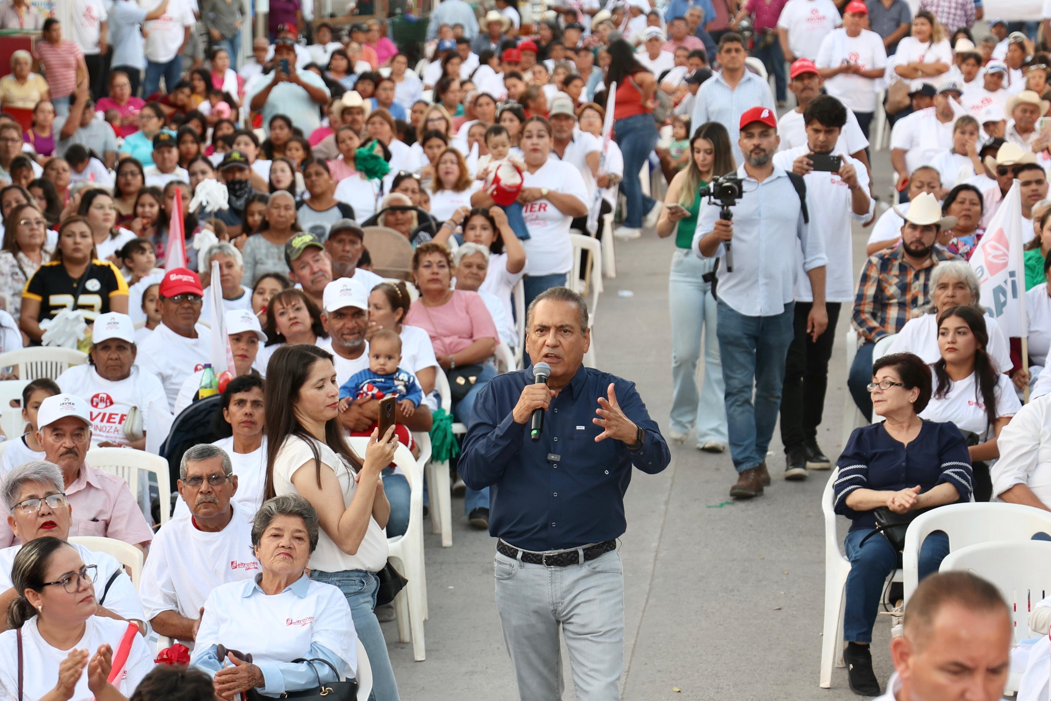 Juntos, con más obra y servicios, vamos hacer valer a Benito Juárez: Beltrones