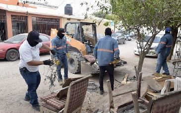 Acopia Servicios Públicos Municipales 73.5 toneladas de desechos no domésticos en colonias de Hermosillo