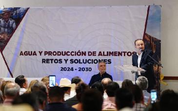 Expone Alfonso Durazo estrategia integral en Sonora en materia hídrica ante especialistas