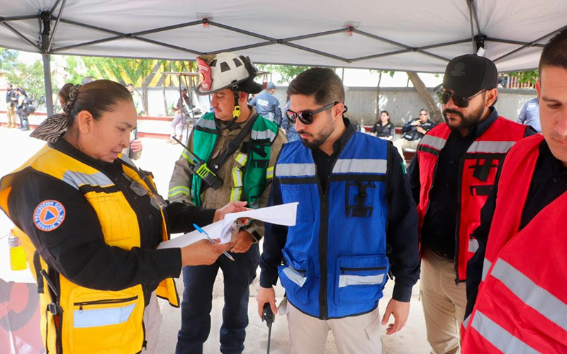 Realizan Sonora y Estados Unidos simulacro binacional por emergencia con materiales peligrosos