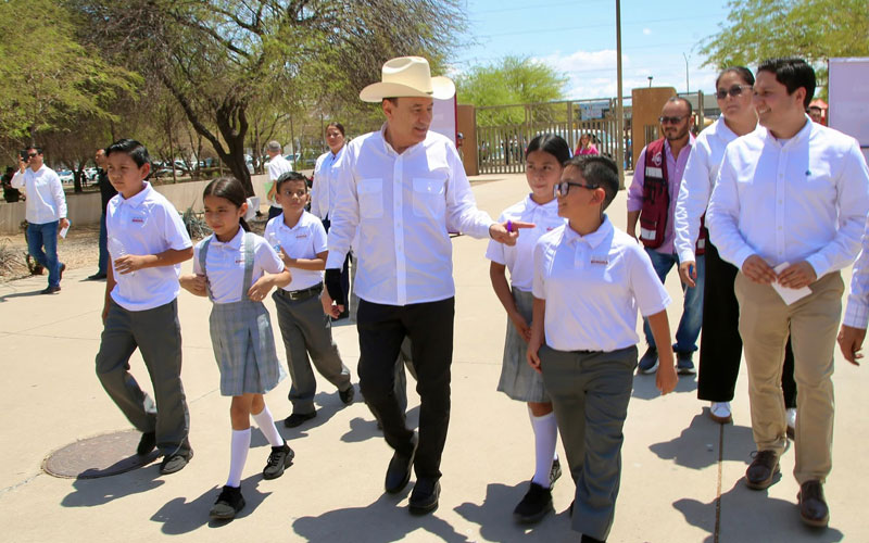 Más de 500 mil estudiantes volverán a clases en Sonora el 31 de agosto