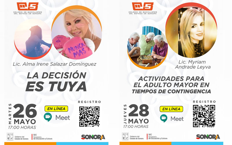 Beneficia Cobach a más de 10 mil sonorenses con conferencias en línea Beneficia Cobach a más de 10 mil sonorenses con conferencias en línea