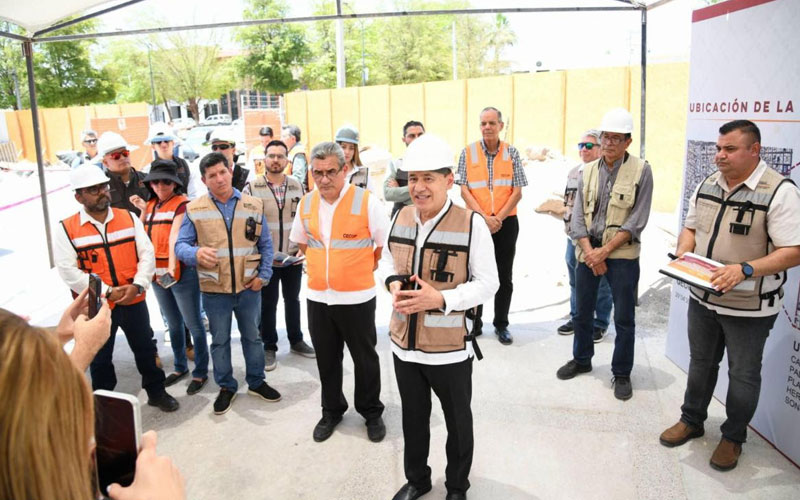 Supervisa Alfonso Durazo restauración de la Catedral de Hermosillo tras más de 50 años sin intervención