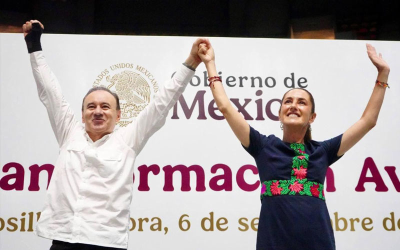 Sheinbaum y Durazo consolidan la Cuarta Transformación en Sonora con obras, programas sociales y más de 20 mil mdp de inversión