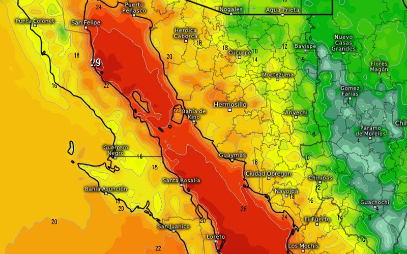 Frente frío 13 provocará bajas temperaturas este fin de semana