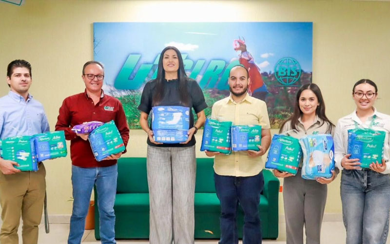 Universidad Tecnológica de San Luis entrega donativo de pañales al DIF