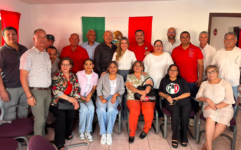 Inician Lupita Soto y Onésimo Aguilera gira por el norte en campaña interna del PRI Sonora