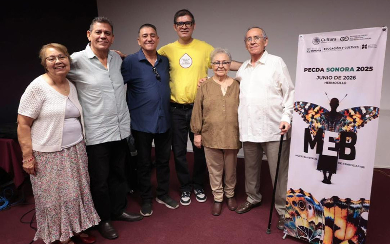 Presentan proyectos beneficiados por el PECDA Sonora 2025