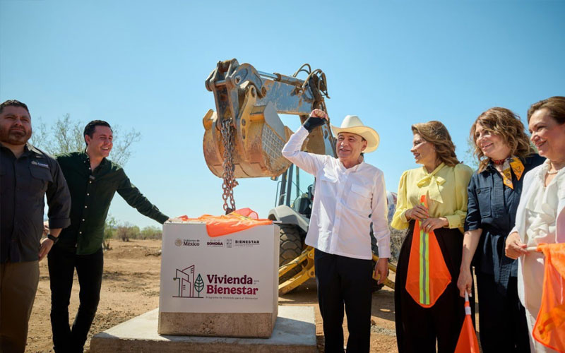 Arranca construcción de 2 mil 400 viviendas del Programa para el Bienestar en Hermosillo