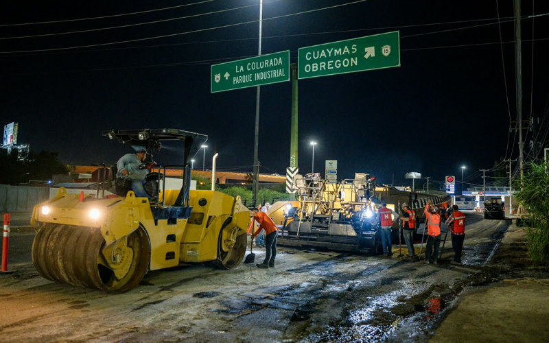 Intensifican bacheo y rehabilitación de calles en Hermosillo; trabajan 17 cuadrillas