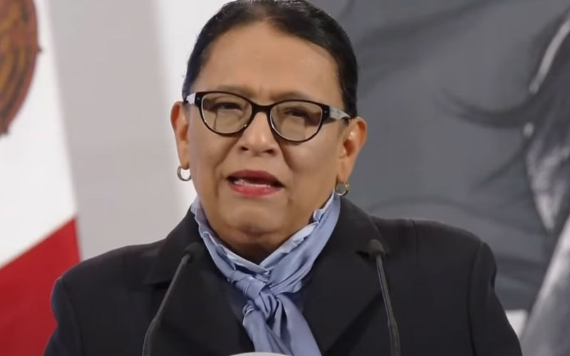 La presidenta Sheinbaum notificó al Congreso su salida del país: Rosa Icela Rodríguez