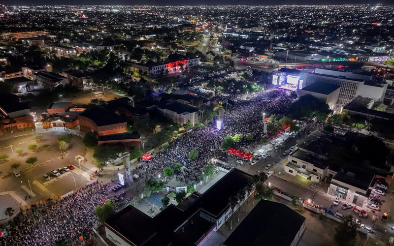 Molotov y El Tri reúnen a más de 55 mil personas en Fiestas del Pitic 2026
