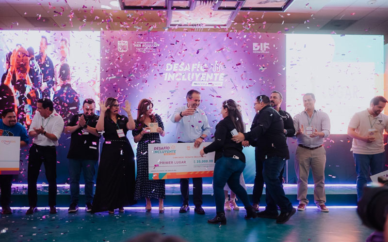 Impulsa Toño Astiazarán talento de hermosillenses en la gran final de Desafío Incluyente
