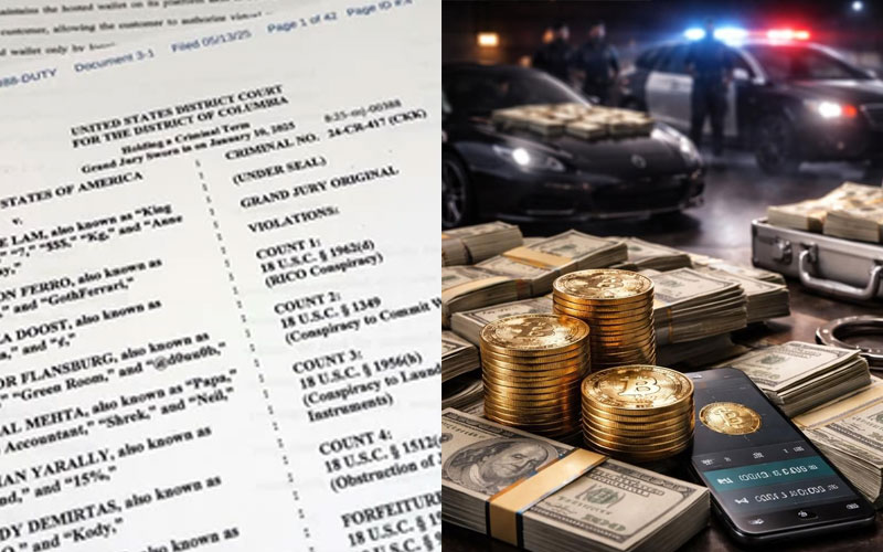 Red de jóvenes roba más de 240 millones de dólares en criptomonedas mediante engaños y exhibe lujos antes de caer