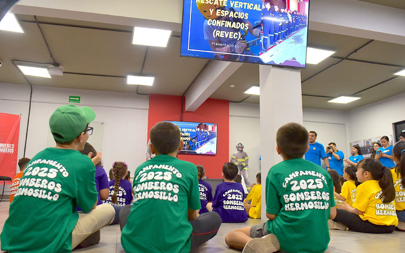 Inicia con gran entusiasmo la 14va edición del Campamento de Verano “El Mejor Bombero Eres Tú”