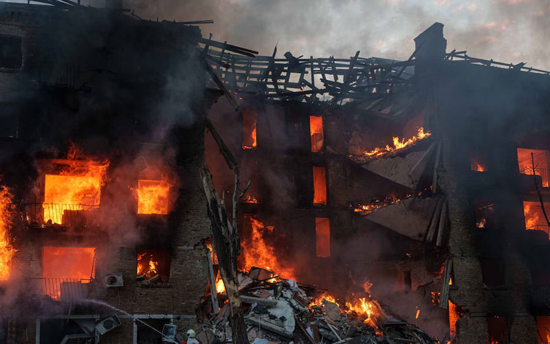 Rusia lanza ataque con misiles balísticos sobre Kiev y deja al menos nueve muertos