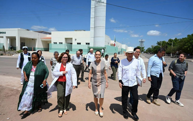  Alfonso Durazo revisa con Sheinbaum avances del IMSS-Bienestar en Sonora