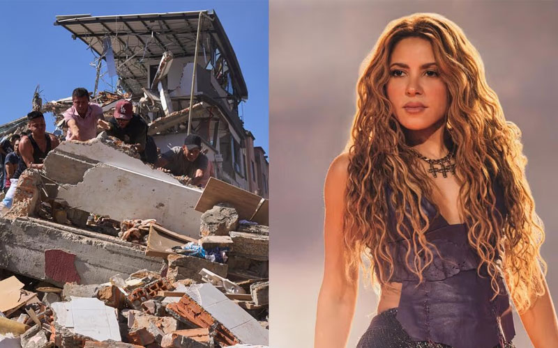 Shakira expresa solidaridad con víctimas del terremoto en Colombia