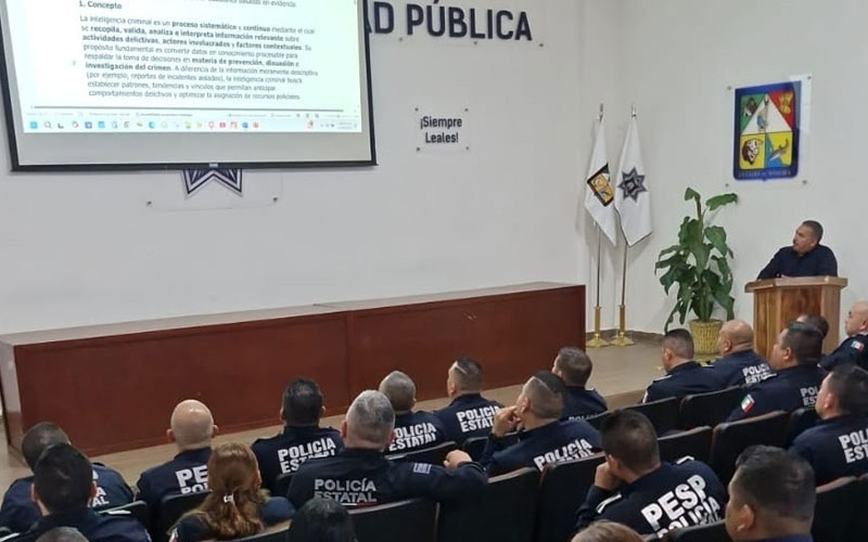 SSP impulsa profesionalización de la PESP con curso especializado en inteligencia policial