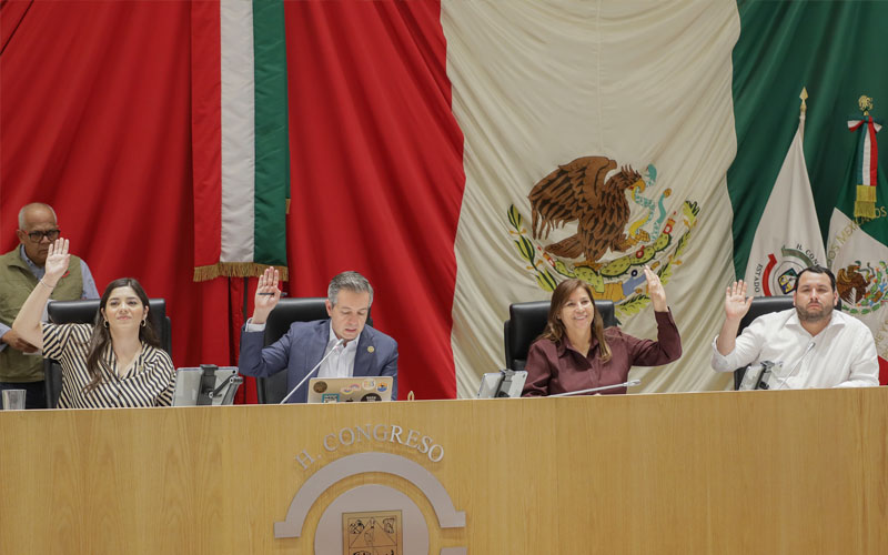 Aprueba Diputación Permanente licencia a Paloma Terán y convoca a sesión extraordinaria del Congreso