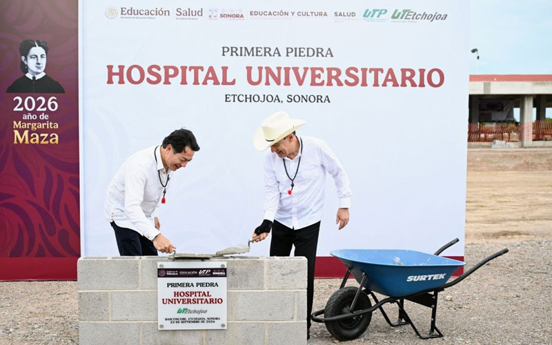 Colocan primera piedra del Hospital Universitario de la UTE con inversión de 510 millones de pesos