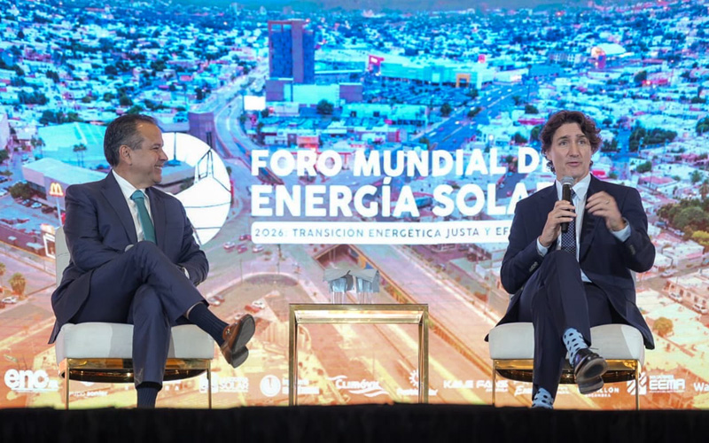 Justin Trudeau inaugura el Foro Mundial de Energía Solar en Hermosillo