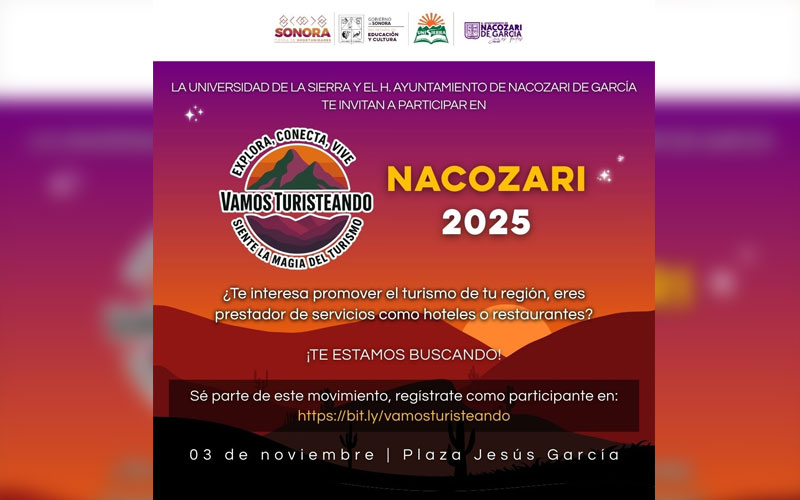 Unisierra impulsa “Vamos Turisteando 2025” para fortalecer el turismo en la sierra sonorense