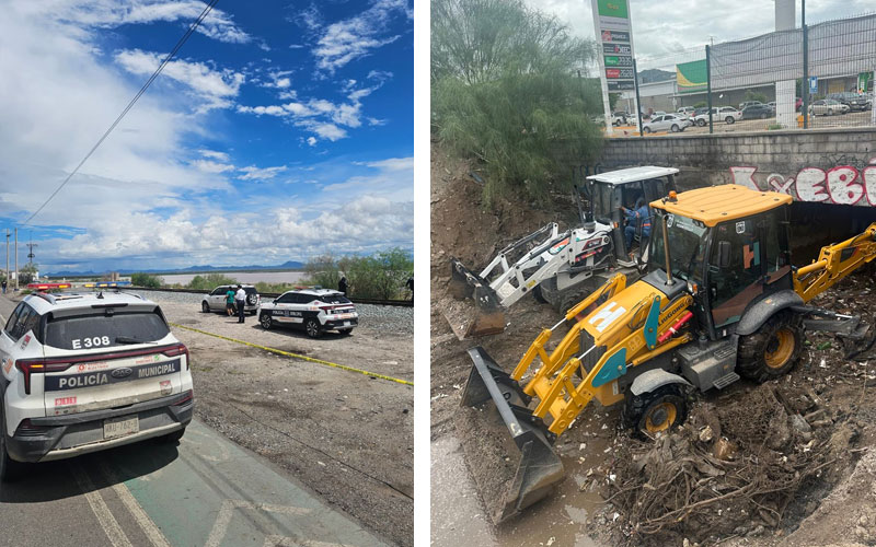 Mantiene Ayuntamiento de Hermosillo atención en zona urbana y rural ante recientes lluvias