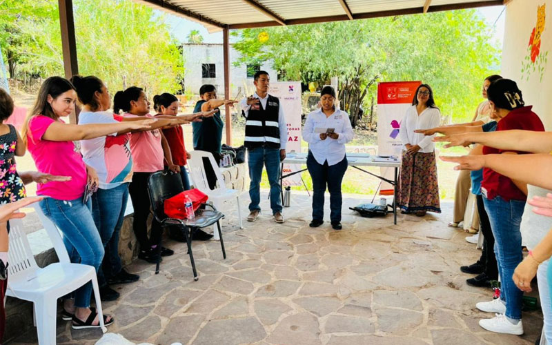 Integran nueva red de Mujeres Constructoras de Paz en Álamos