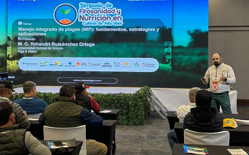 Académico de la UES destaca en simposio nacional de fitosanidad en Baja California