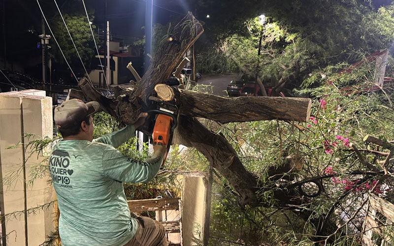 Atiende Gobierno de Hermosillo 34 reportes por lluvia presentada este domingo