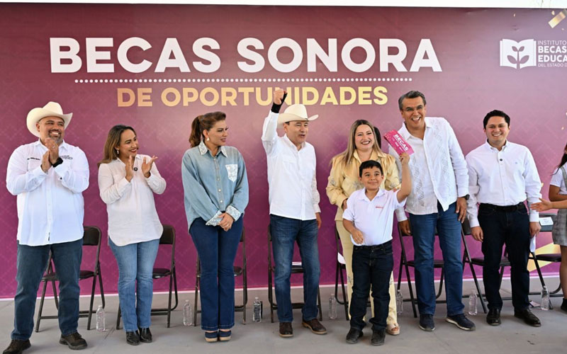 Alfonso&nbsp;Durazo impulsa becas, apoyos sociales y obras carreteras en gira por Soyopa y Mazatán