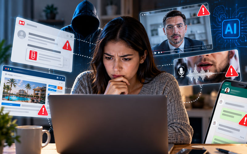 La IA borra las señales de alerta y hace más difíciles de detectar las estafas en internet