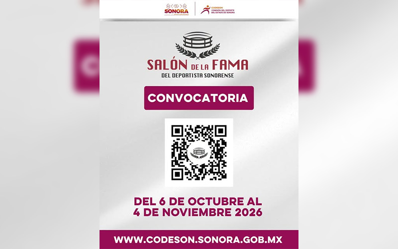 Abren convocatoria para el Salón de la Fama del Deportista Sonorense