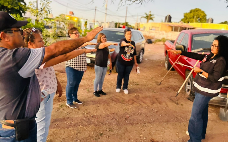 Familias de Praderas se suman a estrategia de paz y recuperación de espacios en Guaymas