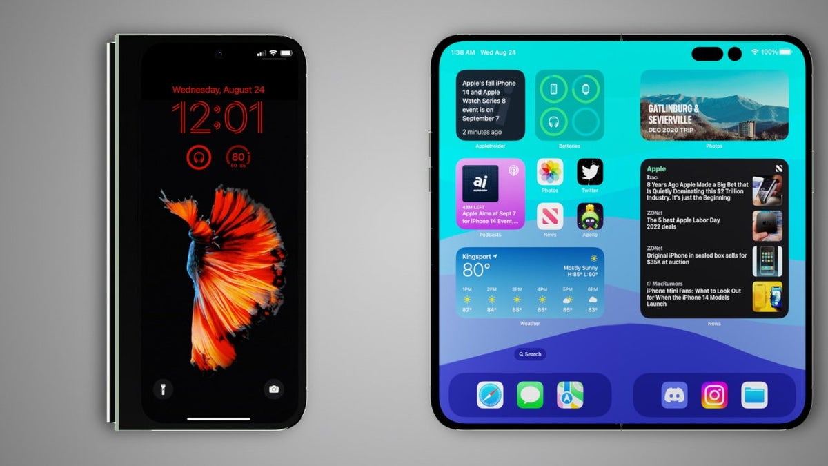 El futuro plegable de Apple
