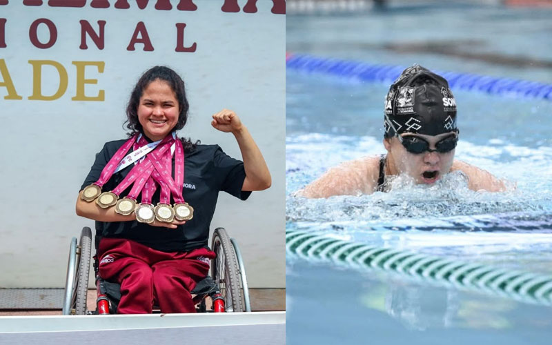 Estudiante de Cecyte Sonora gana dos medallas de oro en Paralimpiada Nacional Conade 2025