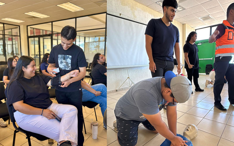 UT Guaymas fortalece cultura de prevención con curso de primeros auxilios y evacuación