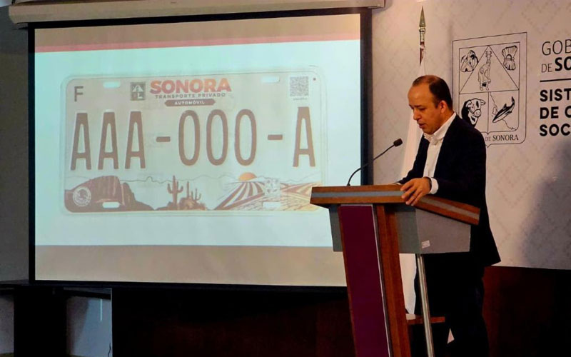 Renuevan placas en Sonora: modernización, seguridad y nuevos servicios para el parque vehicular