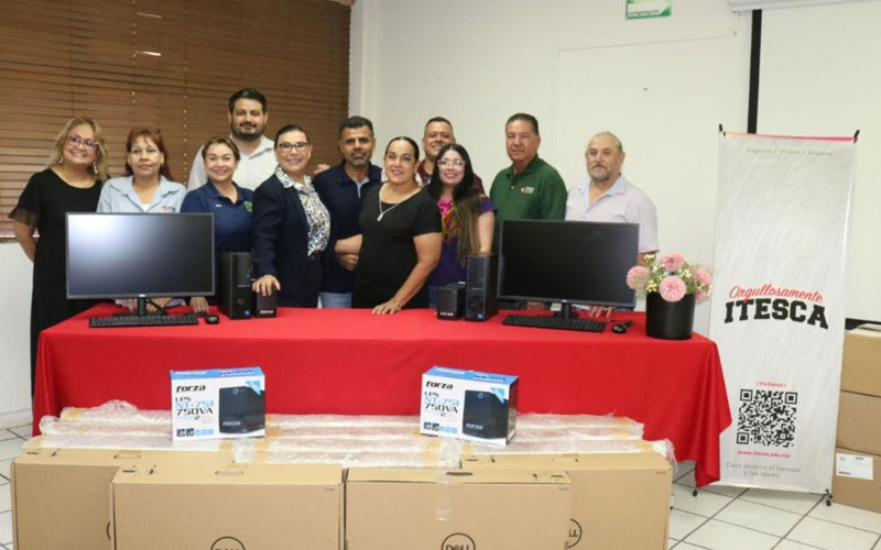 Itesca renueva computadoras para personal docente y administrativo, impulsando calidad educativa en Cajeme