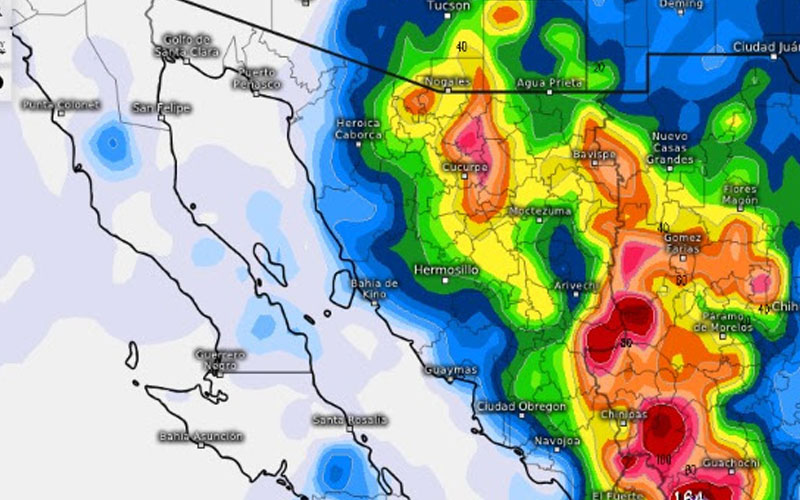 Protección Civil alerta por tormentas, fuertes vientos y altas temperaturas en Sonora