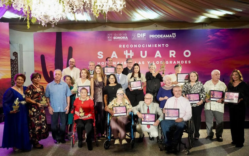 Reconocen a 20 personas con el Reconocimiento Sahuaro 2026 por su legado en Sonora
