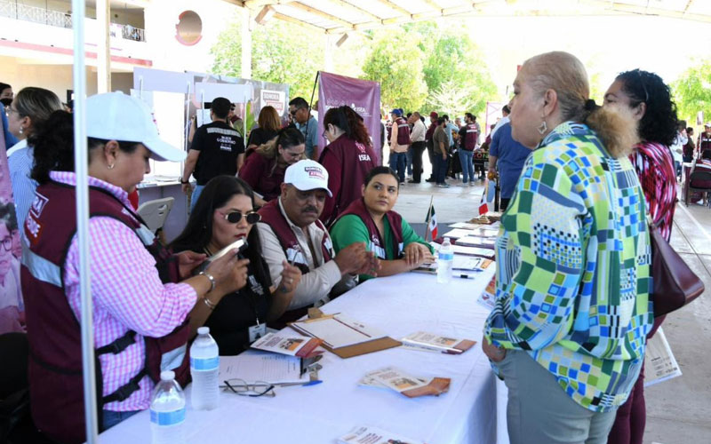 “Sonora Atiende” beneficia a más de 2 mil personas en Empalme con servicios gratuitos