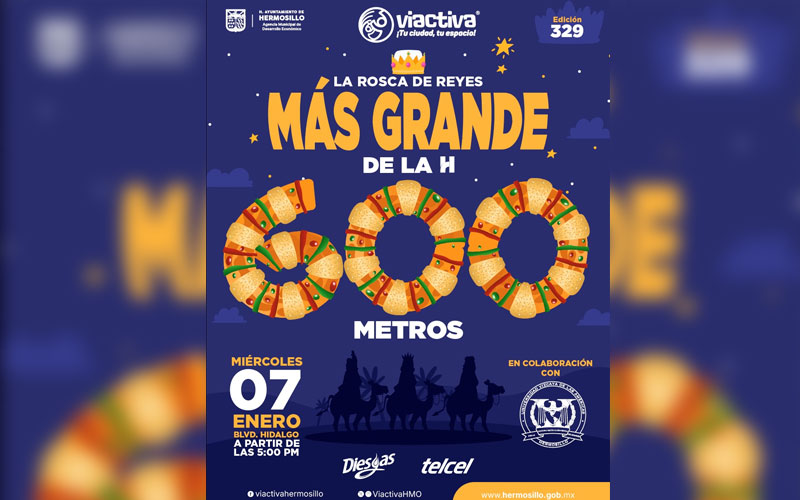 Invita Gobierno Municipal a la Rosca Más Grande de La H el miércoles 7 de enero