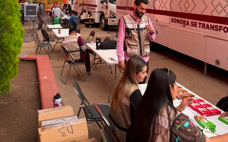 Llevan Clínicas Móviles de Medicina Preventiva a familias de Cananea