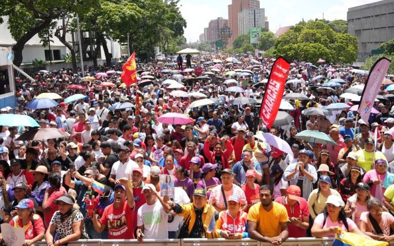 Protestas en Caracas exigen elecciones y mejoras salariales para trabajadores y jubilados