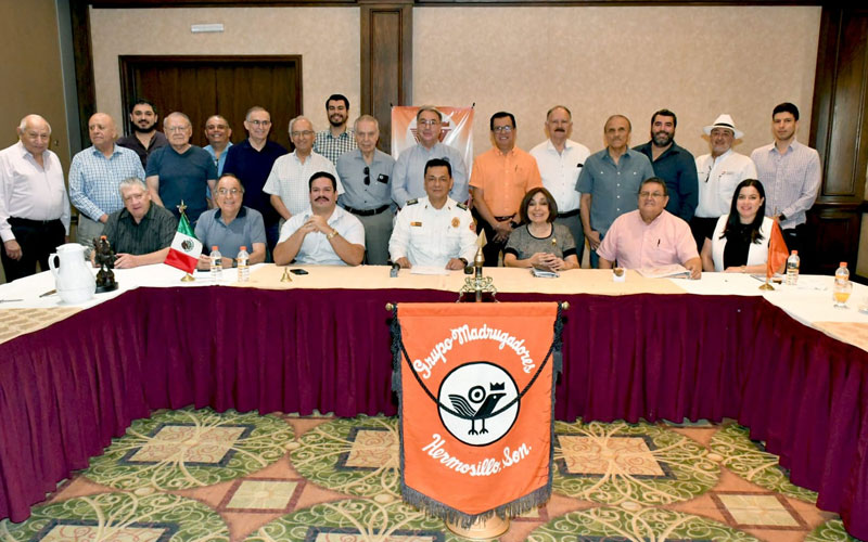 Comparte Bomberos de Hermosillo acciones para salvaguardar a hermosillenses