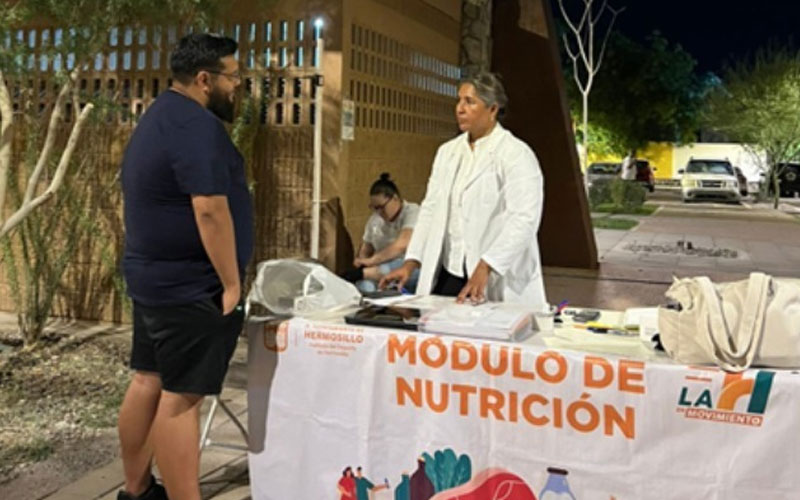 Hermosillo ofrece consultas nutricionales gratuitas en tres puntos de la ciudad