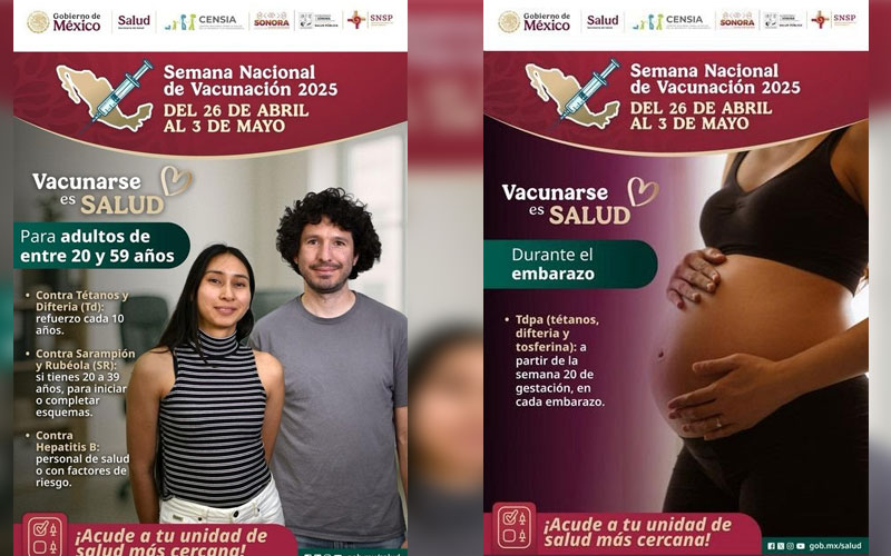 Últimos días para vacunarse: Secretaría de Salud invita a completar esquemas antes del 3 de mayo